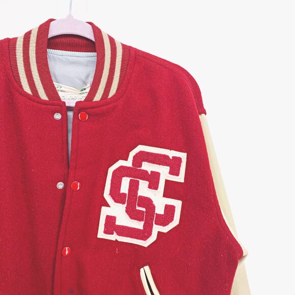 Vintage USC Letterman Jacket - Picture 2 of 14